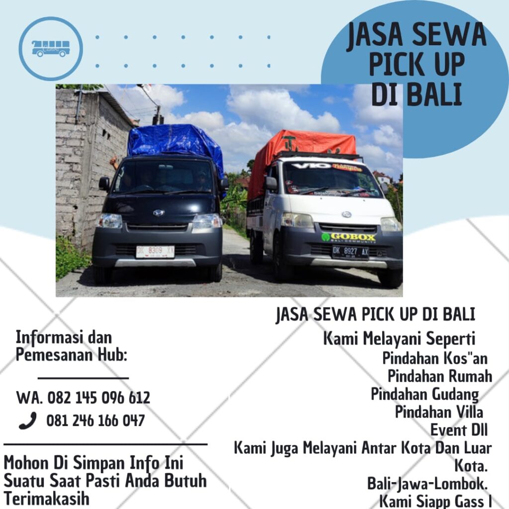 Jasa Sewa Pickup Bali