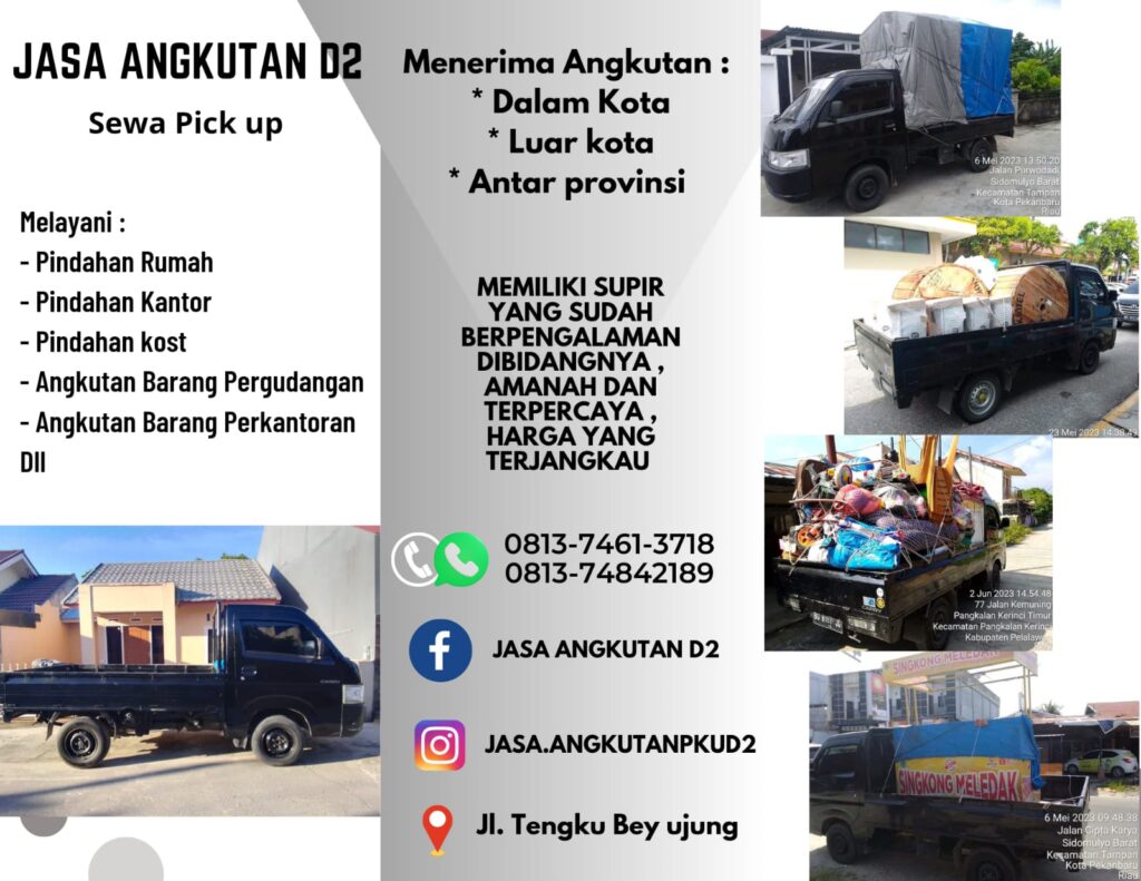 Jasa angkutan barang Pekanbaru Riau2