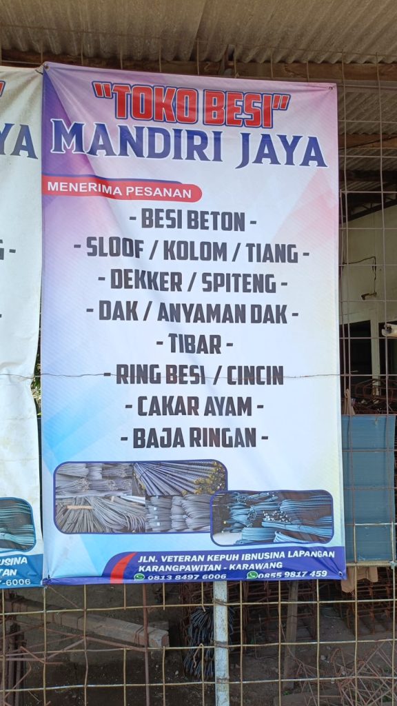 Toko Besi dan Baja Ringan Karawang
