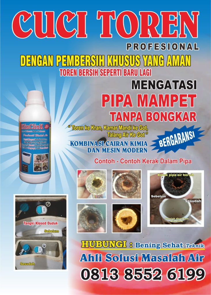 Tukang Jasa Pembersihan Pipa Air Bersih Bekasi