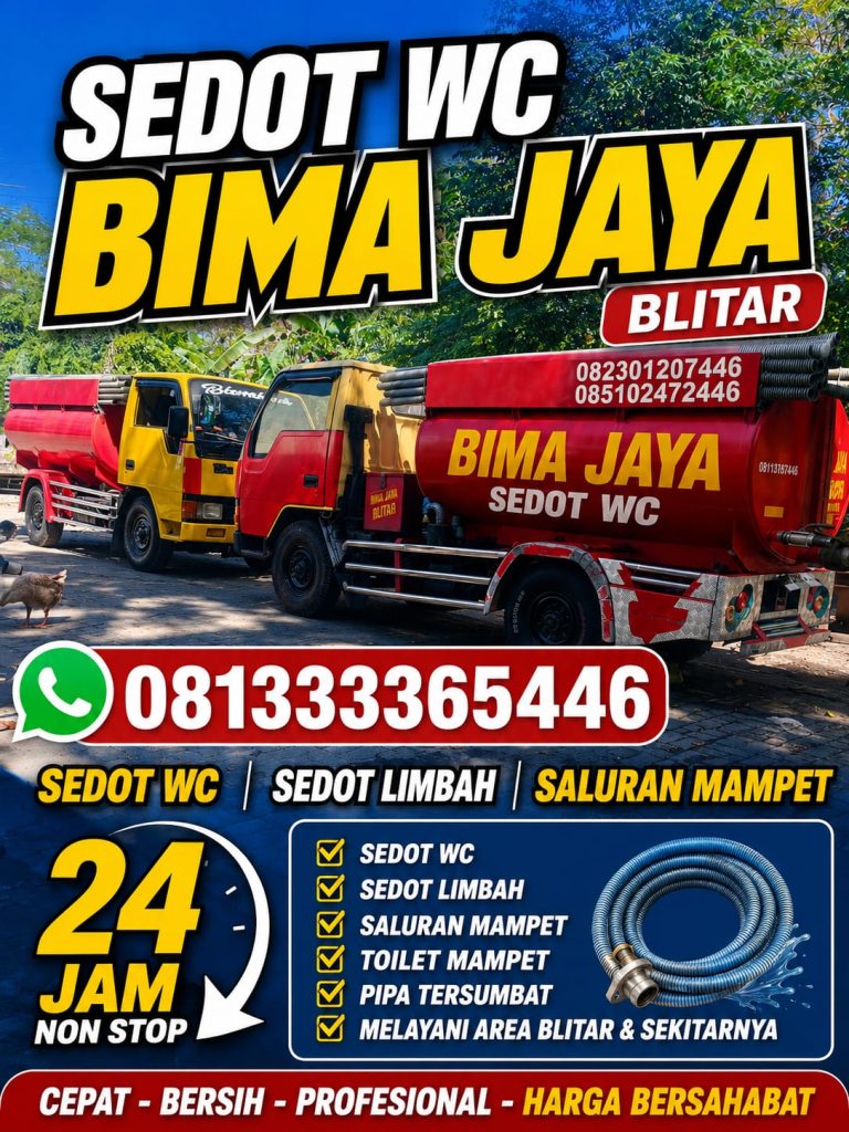 jasa sedot wc Blitar Bima Jaya