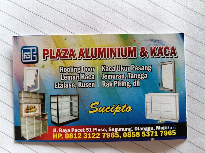 toko aluminium kaca mojokerto plaza